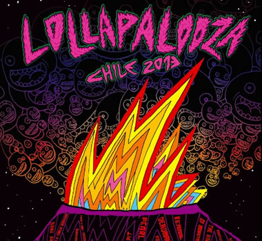 Cuéntanos qué banda debería venir a Lollapalooza Chile y llévate un afiche de la edición 2013