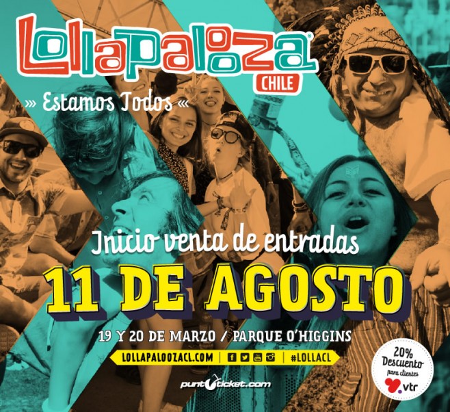 Lollapalooza Chile 2016 Anuncia Fecha Y Venta De Entradas | Paniko.cl